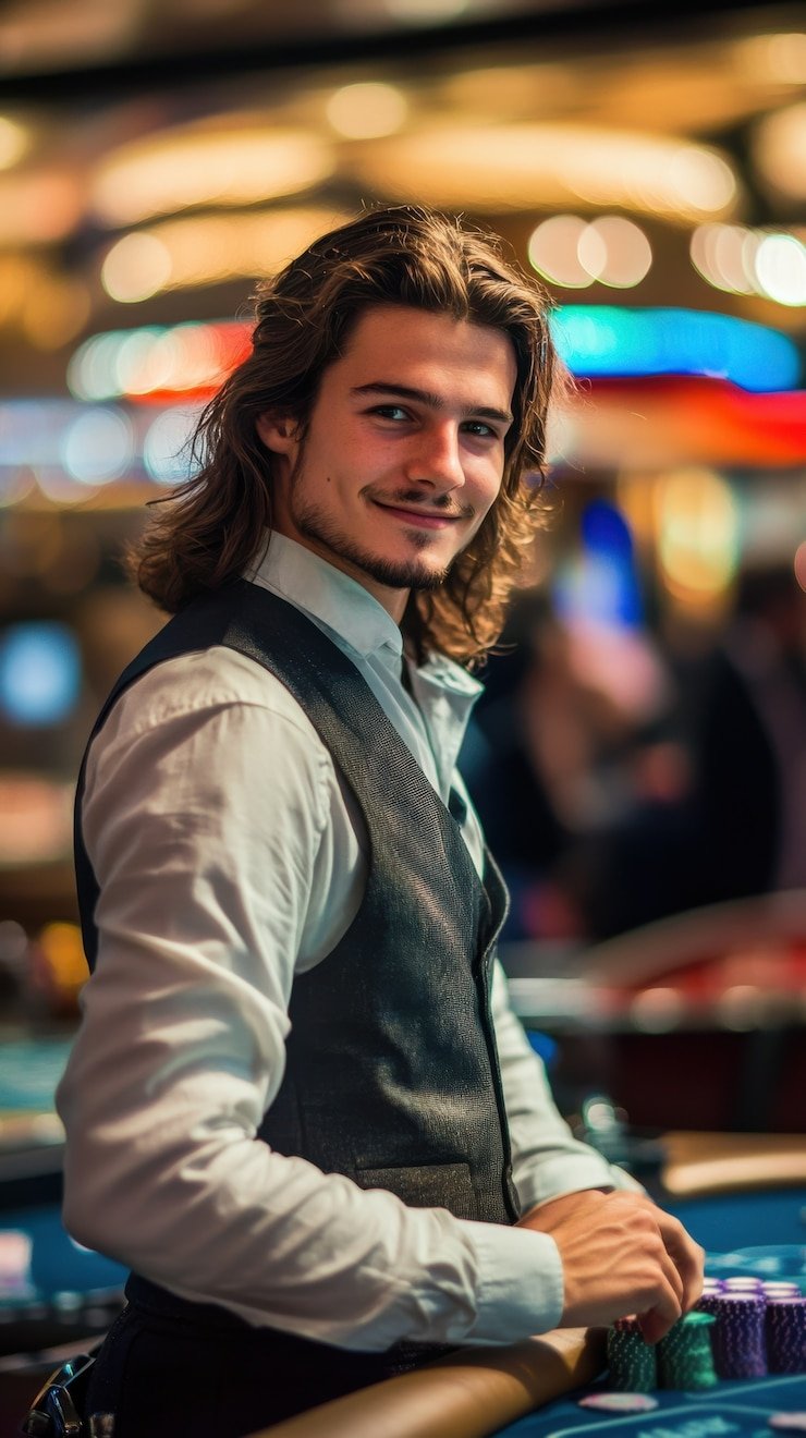 Beragam pilihan permainan live casino dan slot pada tampilan situs hiburan digital